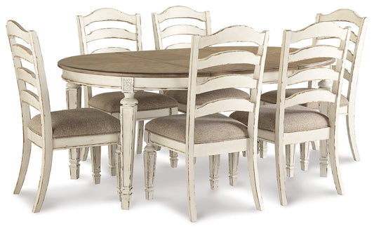 Realyn Dining Table and 6 Chairs - Premier Furniture & Mattress