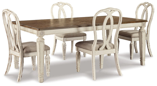 Realyn Dining Table and 4 Chairs - Premier Furniture & Mattress