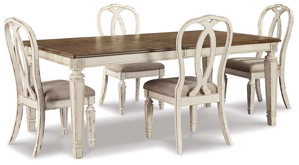 Realyn Dining Table and 4 Chairs - Premier Furniture & Mattress