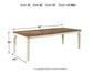 Realyn Dining Table and 8 Chairs - Premier Furniture & Mattress