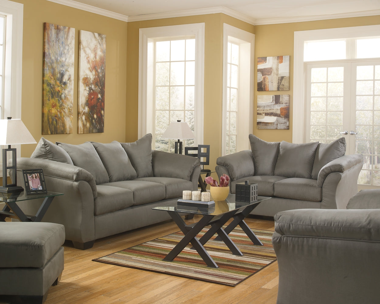 Darcy Sofa, Loveseat, Chair and Ottoman - Premier Furniture & Mattress