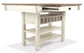 Bolanburg Counter Height Dining Table and 6 Barstools - Premier Furniture & Mattress