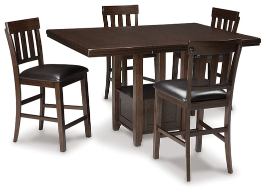 Haddigan Counter Height Dining Table and 4 Barstools - Premier Furniture & Mattress
