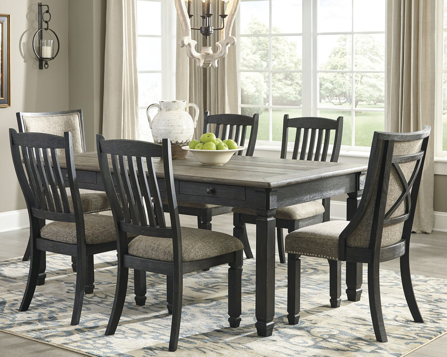 Tyler Creek Dining Table and 6 Chairs - Premier Furniture & Mattress