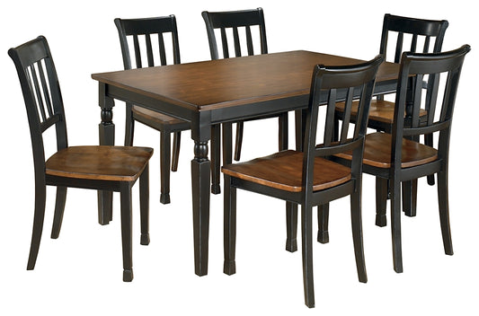 Owingsville Dining Table and 6 Chairs - Premier Furniture & Mattress