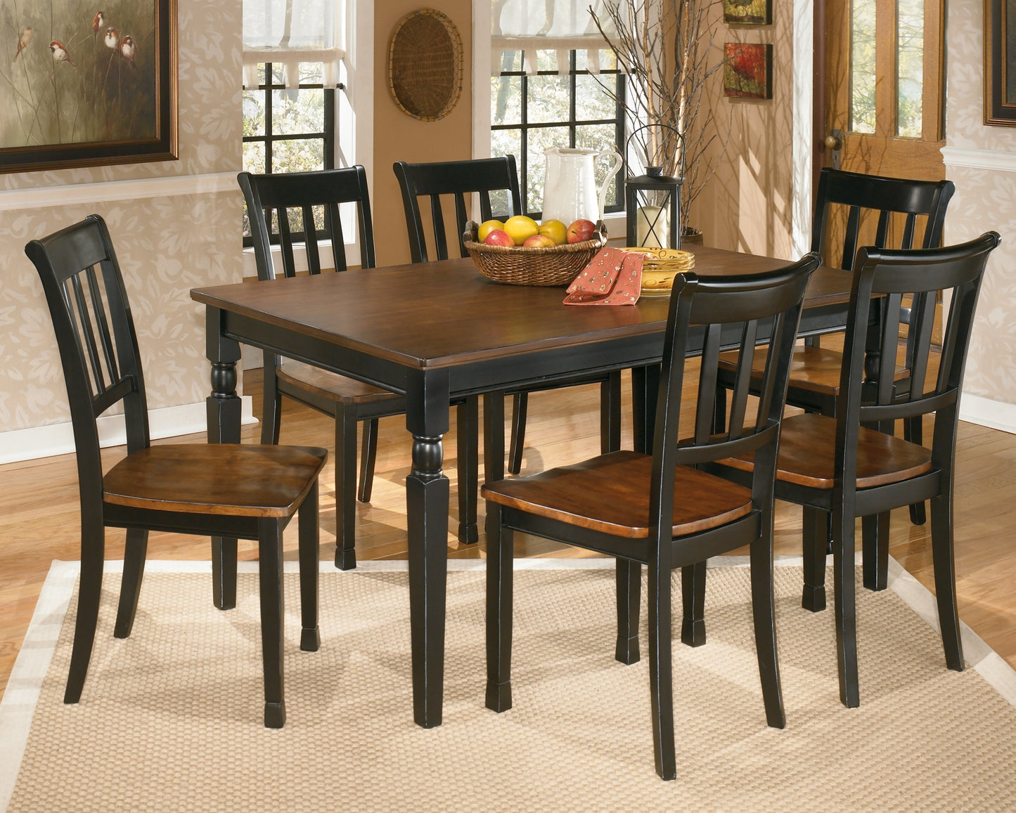 Owingsville Dining Table and 6 Chairs - Premier Furniture & Mattress