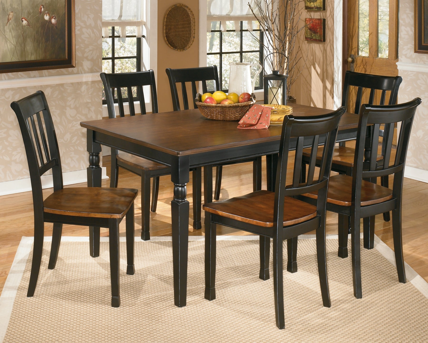 Owingsville Dining Table and 6 Chairs - Premier Furniture & Mattress