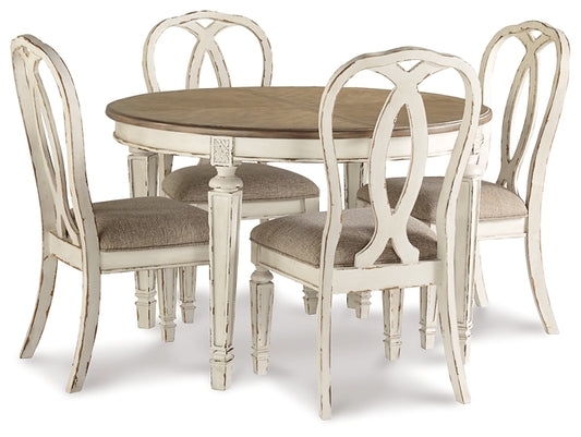 Realyn Dining Table and 4 Chairs - Premier Furniture & Mattress