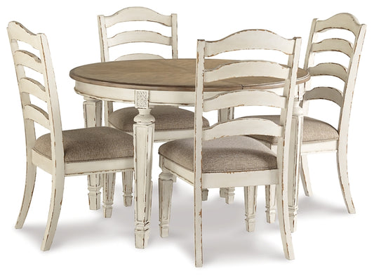 Realyn Dining Table and 4 Chairs - Premier Furniture & Mattress