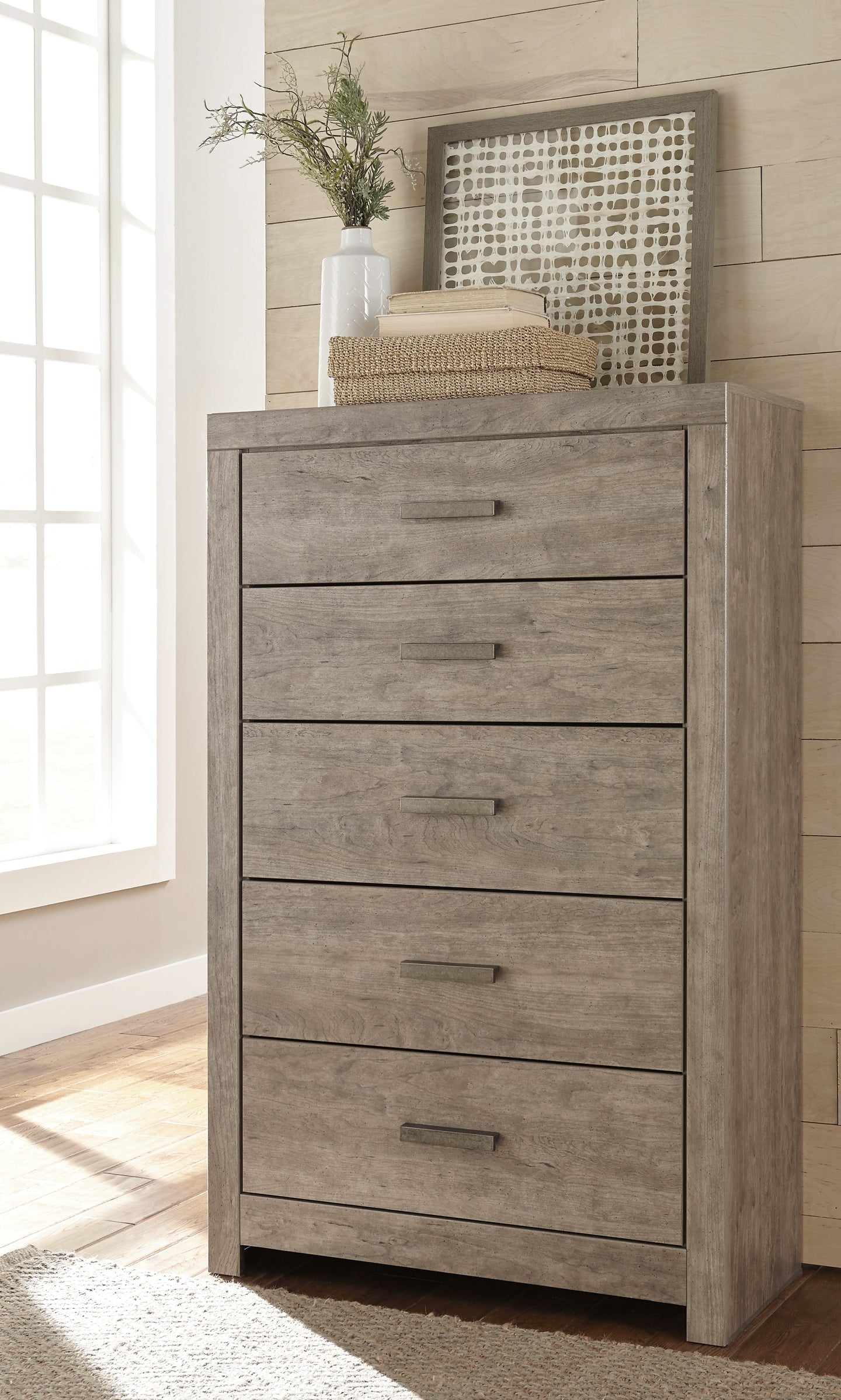 Culverbach Full Panel Bed with Mirrored Dresser, Chest and Nightstand - Premier Furniture & Mattress
