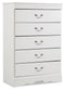 Anarasia Full Sleigh Headboard with Mirrored Dresser, Chest and Nightstand - Premier Furniture & Mattress