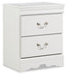 Anarasia Full Sleigh Headboard with Mirrored Dresser, Chest and Nightstand - Premier Furniture & Mattress