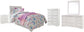 Anarasia Twin Sleigh Headboard with Mirrored Dresser, Chest and Nightstand - Premier Furniture & Mattress