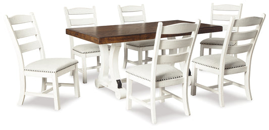 Valebeck Dining Table and 6 Chairs - Premier Furniture & Mattress