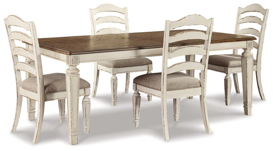 Realyn Dining Table and 4 Chairs - Premier Furniture & Mattress