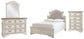 Realyn Full Panel Bed with Mirrored Dresser and Chest - Premier Furniture & Mattress