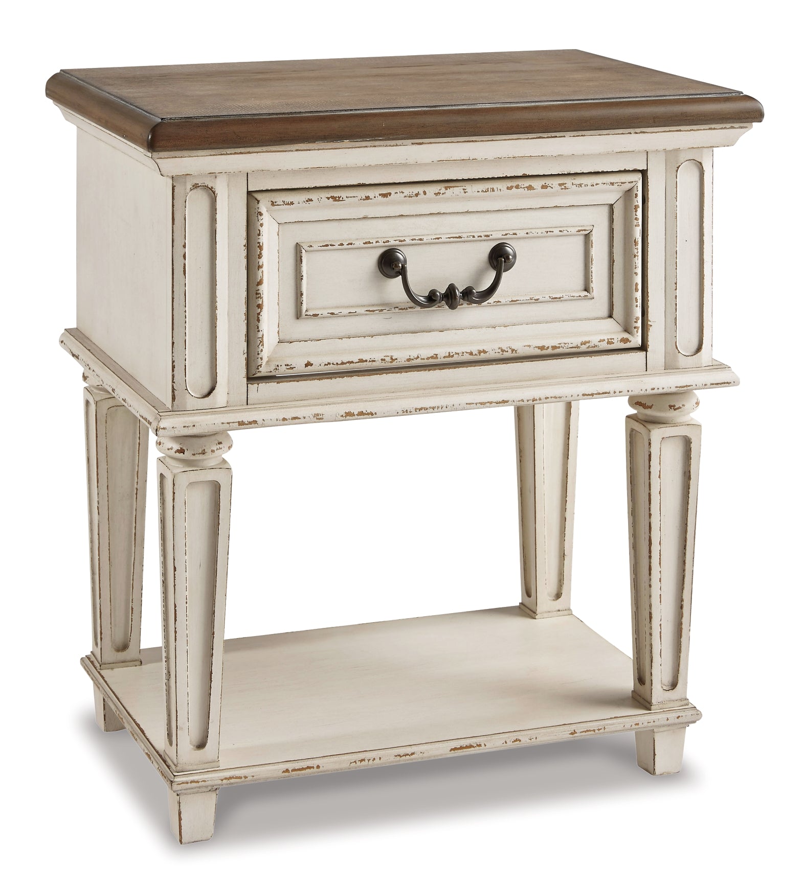Realyn Full Panel Bed with Mirrored Dresser, Chest and Nightstand - Premier Furniture & Mattress