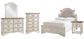 Realyn Full Panel Bed with Mirrored Dresser, Chest and Nightstand - Premier Furniture & Mattress
