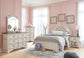 Realyn Full Panel Bed with Mirrored Dresser, Chest and Nightstand - Premier Furniture & Mattress