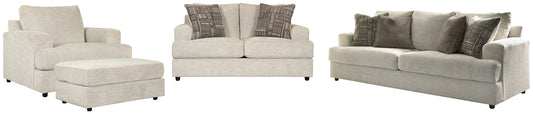 Soletren Sofa, Loveseat, Chair and Ottoman - Premier Furniture & Mattress