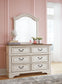 Realyn Twin Panel Bed with Mirrored Dresser and Chest - Premier Furniture & Mattress