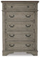 Lodenbay California King Panel Bed with Mirrored Dresser and Chest - Premier Furniture & Mattress
