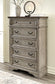 Lodenbay California King Panel Bed with Mirrored Dresser and Chest - Premier Furniture & Mattress