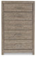 Culverbach Queen Panel Bed with Mirrored Dresser, Chest and 2 Nightstands