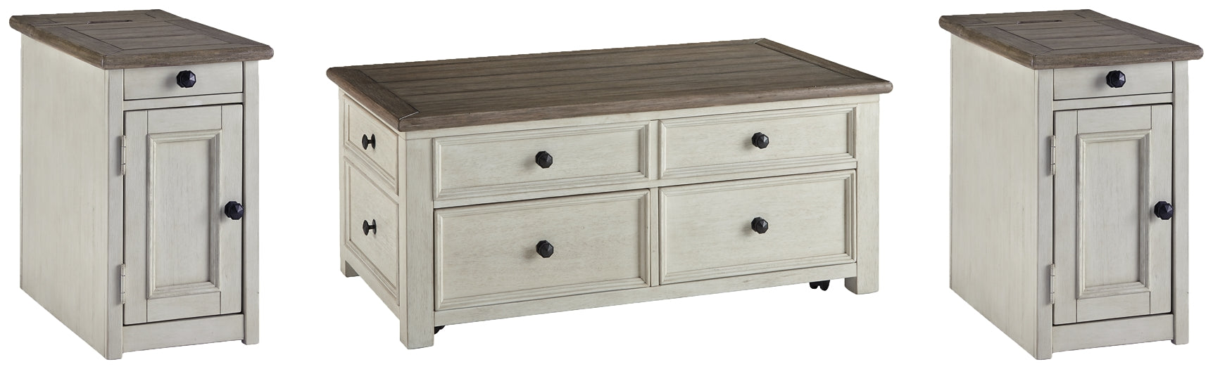 Bolanburg Coffee Table with 2 End Tables - Premier Furniture & Mattress