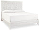 Paxberry King Panel Bed with Mirrored Dresser and Chest - Premier Furniture & Mattress