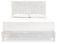 Paxberry King Panel Bed with Mirrored Dresser and Chest - Premier Furniture & Mattress