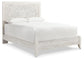 Paxberry Queen Panel Bed with Mirrored Dresser, Chest and Nightstand - Premier Furniture & Mattress