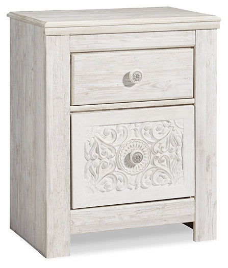 Paxberry Queen Panel Bed with Mirrored Dresser, Chest and Nightstand - Premier Furniture & Mattress