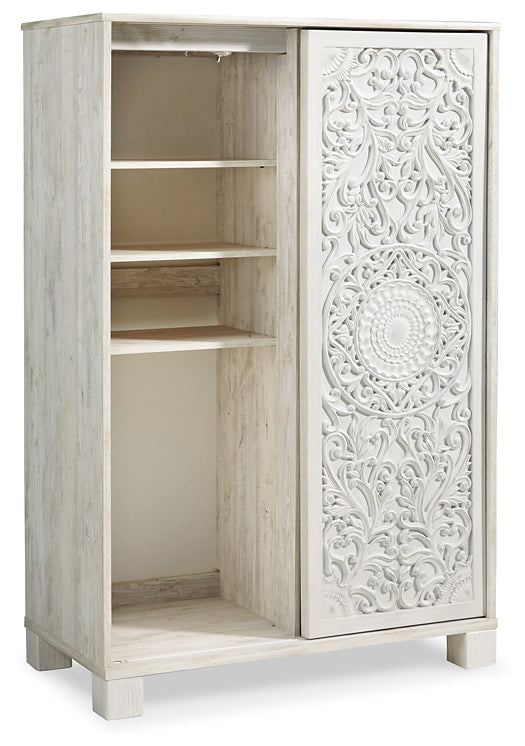 Paxberry Queen Panel Bed with Mirrored Dresser, Chest and Nightstand - Premier Furniture & Mattress