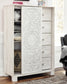 Paxberry Queen Panel Bed with Mirrored Dresser, Chest and Nightstand - Premier Furniture & Mattress