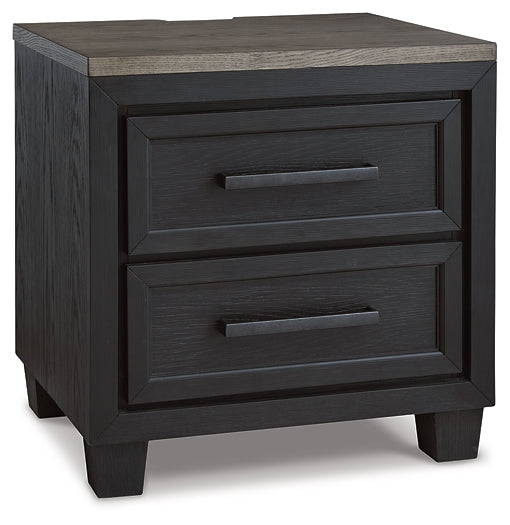 Foyland Queen Panel Storage Bed with Mirrored Dresser and 2 Nightstands - Premier Furniture & Mattress