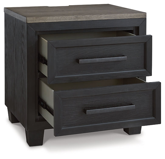 Foyland Queen Panel Storage Bed with Mirrored Dresser and 2 Nightstands - Premier Furniture & Mattress
