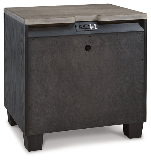 Foyland Queen Panel Storage Bed with Mirrored Dresser and 2 Nightstands - Premier Furniture & Mattress
