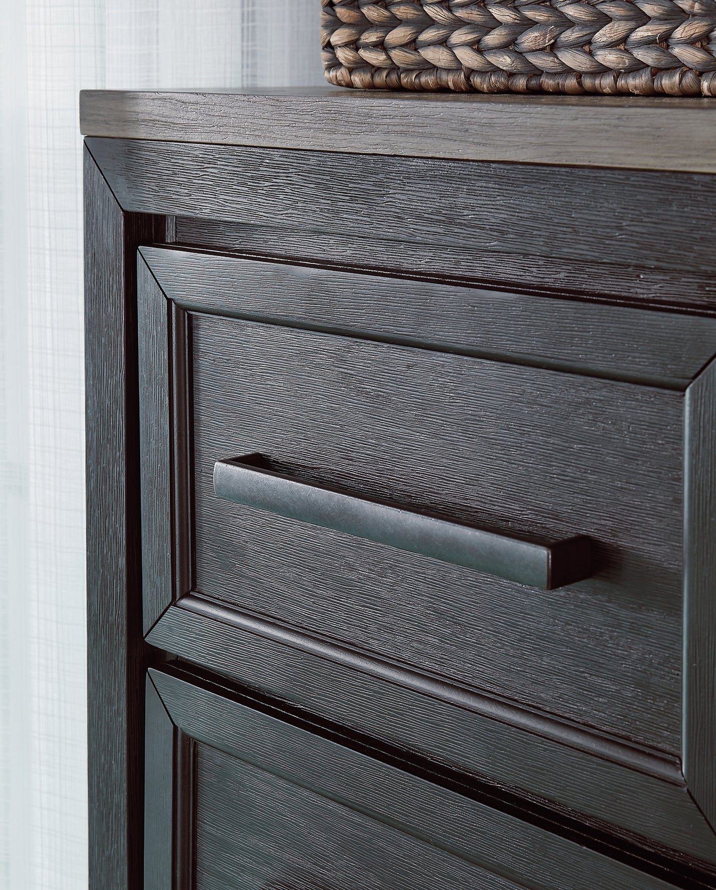 Foyland Queen Panel Storage Bed with Mirrored Dresser and 2 Nightstands - Premier Furniture & Mattress