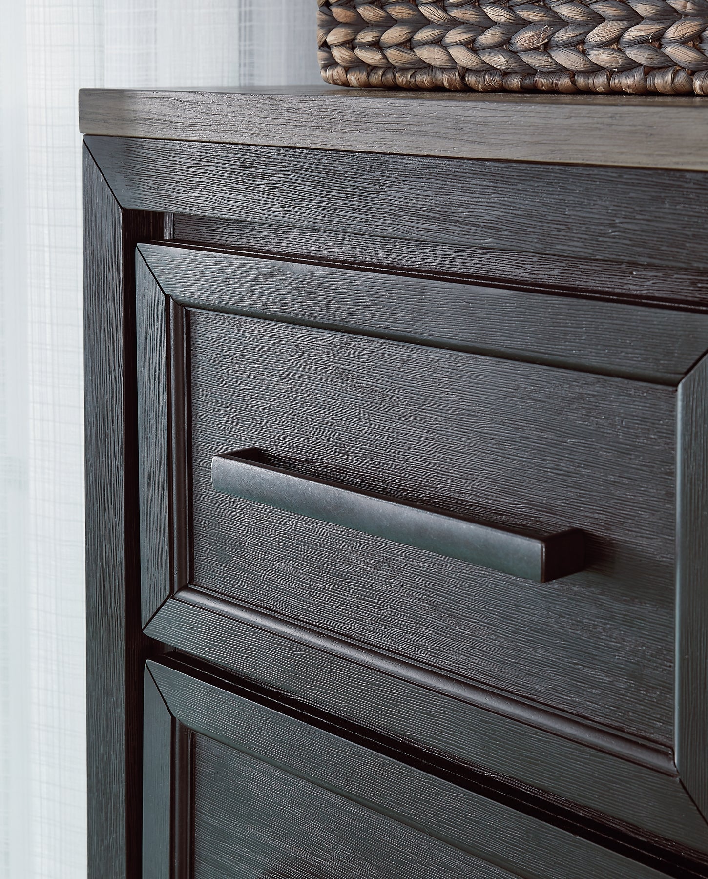 Foyland Queen Panel Storage Bed with Mirrored Dresser and 2 Nightstands - Premier Furniture & Mattress