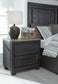 Foyland Queen Panel Storage Bed with Mirrored Dresser and 2 Nightstands - Premier Furniture & Mattress