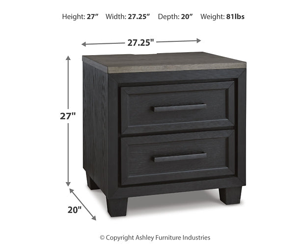 Foyland Queen Panel Storage Bed with Mirrored Dresser and 2 Nightstands - Premier Furniture & Mattress