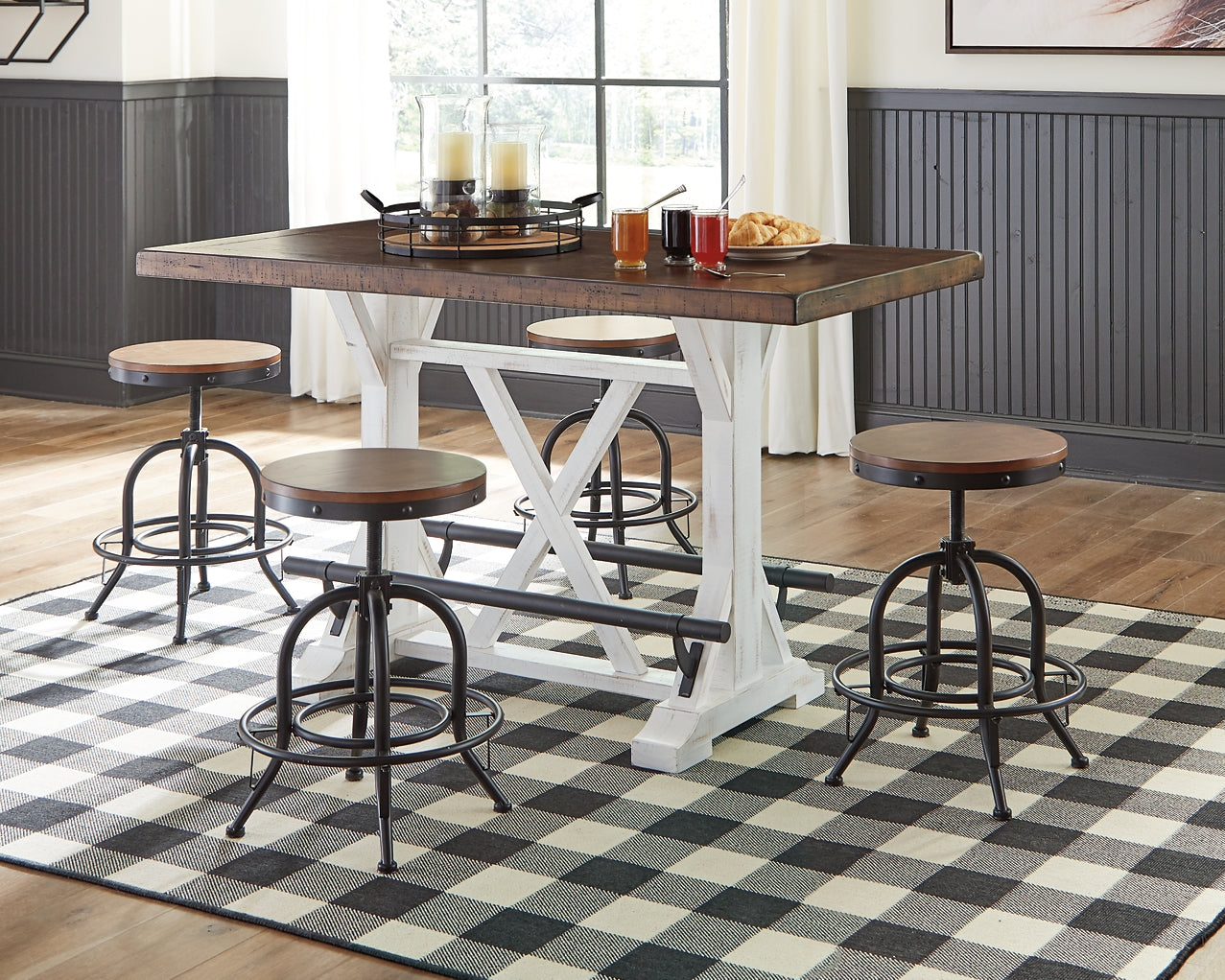 Valebeck RECT Dining Room Counter Table - Premier Furniture & Mattress