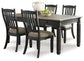 Tyler Creek Dining Table and 4 Chairs - Premier Furniture & Mattress
