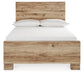 Hyanna Full Panel Bed with Mirrored Dresser